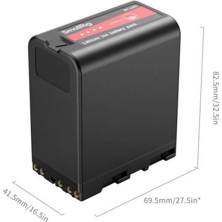 SmallRig 4670 BP-U60 - zamiennik akumulatora Sony BP-U60, 6800 mAh, 99Wh, do kamer Sony_4